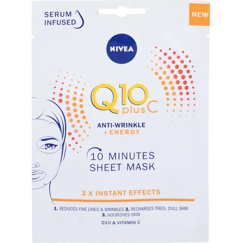 NIVEA Q10 Energy Anti-Falten-Tuchmaske 1 St.