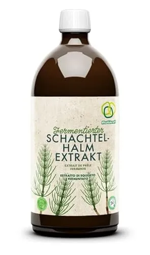Multikraft Fermentierter Schachtelhalmextrakt - stärkt Pflanzenzellen, die Blattoberfläche & Zellwände der Pflanzen - ideal für Garten, Gemüse, Zierpflanzen, Obst & Weinbau, Bio-zertifiziert, 1 Liter