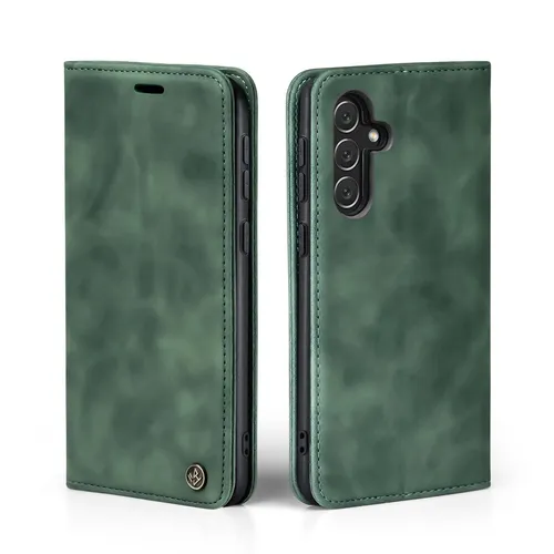 Handy Hülle für Samsung Galaxy A54 5G Klapp Magnet Smartphone Cover Case Grün