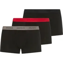 HUGO Trunk Triplet Pack 10268005 01 - Unterteile für Herren, aus 95% Baumwolle und 5% Elastan für optimalen Tragekomfort und perfekte Passform.