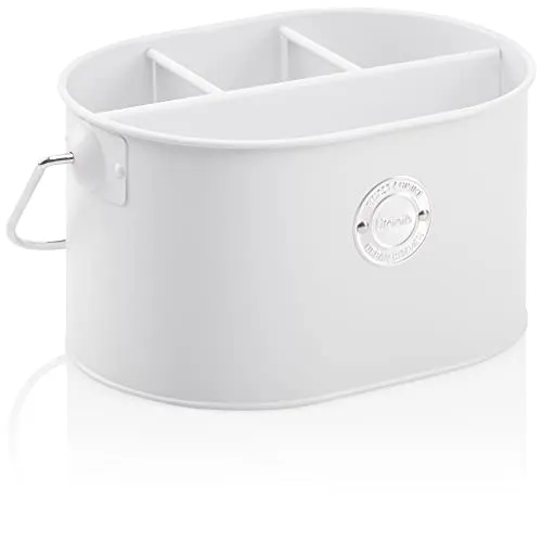 com-four® Besteckhalter aus Metall, Stiftehalter mit herausnehmbarer