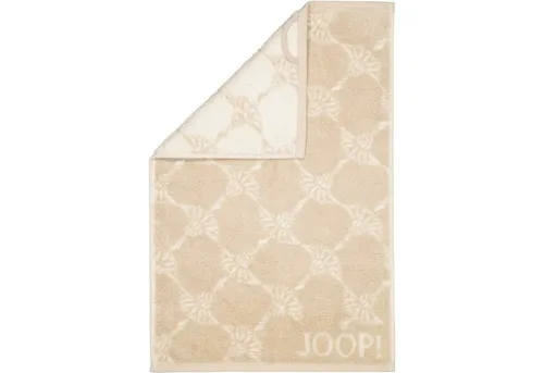 JOOP! Gästetuch Cornflower 30 x 50 cm Baumwolle Beige Sand in weiß von JOOP!