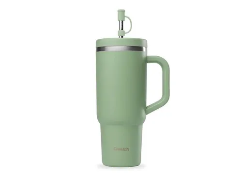 Qwetch Isolierbecher Edelstahl matt lindgrün 900ml