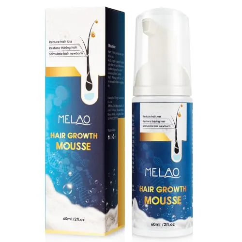 60ml Haarpflege Mousse,Haarpflege für verleiht Volumen und Glanz,Hair Growth Mousse für Männer und Frauen,für alle Haartypen