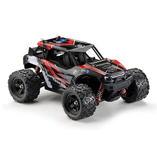 Absima Thunder Brushed 1:18 RC Modellauto Elektro Buggy - RC-Modelle, 4WD Buggy mit über 35 KM/h, inklusive 2,4GHz Fernsteuerung und Akku für aufregende Offroad-Abenteuer.
