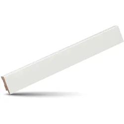 Kgm Sockelleiste Modern Weiß Lackiert Kiefer Massivholz 16x40mm