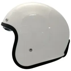 Apex JI100 Solid Jethelm - Weiß - XS - Motorradhelm mit optimaler Passform, herausnehmbarem Innenfutter und versenkbarem Visier. Ideal für sicheres Fahren und hohen Tragekomfort.