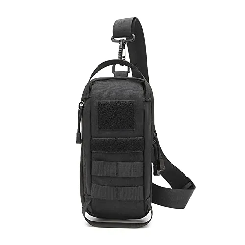 ACEXIER Taktische Sling Umhängetasche Militär Brusttasche Gürtel Hüfttasche Multifunktionale Gürteltasche für die Jagd im Freien täglich tragen Werkzeugtasche