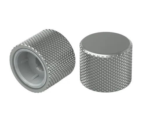 GLORIOUS Gaming Rotary Knob - für GMMK PRO Tastatur und GMMK Numpads, hochwertiger Look & Feel, Aluminium, einfache Montage, 9 Farboptionen - White Ice