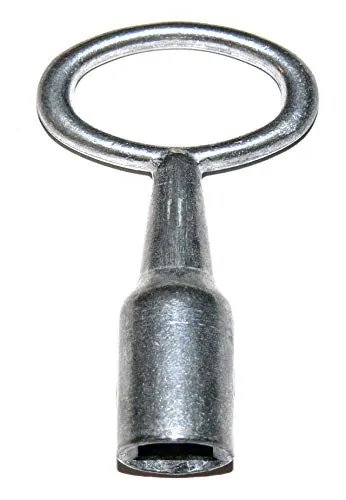 Jürgens Shop Dornschlüssel mit Innenvierkant 9mm, Vierkantschlüssel