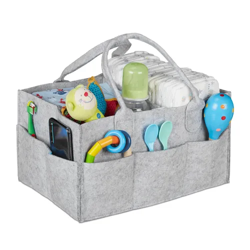 Baby windel caddy Wickeltisch Tasche Filz Windelkorb 11 Fächer tragbar