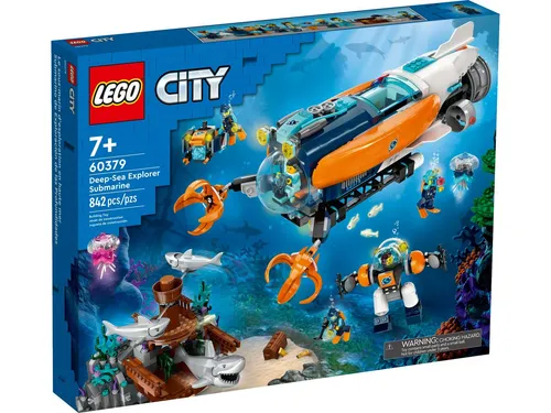 LEGO® LEGO® City 60379 Forscher-U-Boot Konstruktionsspielsteine, (842 St)