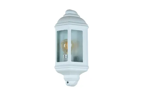 Licht-Erlebnisse Schiffslampe - Elegante Außenleuchte - Antike Schiffslampe in Weiß, ideal für dekorative Akzente an Hauswänden. IP44 Schutz vor Nässe macht sie perfekt für den Außenbereich.
