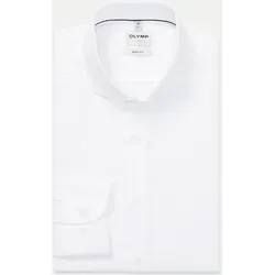 OLYMP Body-Fit Hemd Level Five Weiß 45 von Olymp