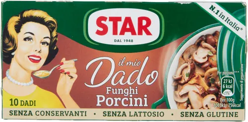 Dado per Brodo al Funghi 10x100g Brühwürfel - Star