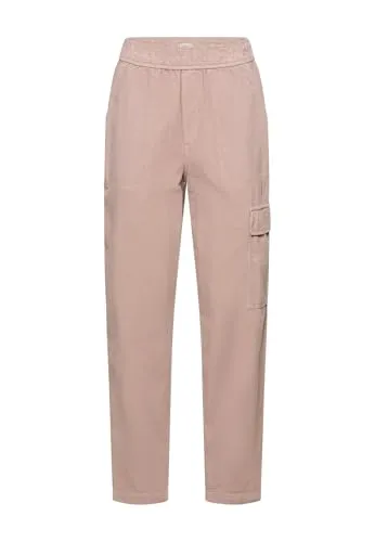 camel active Damen Cargo-Hose aus Reiner Baumwolle