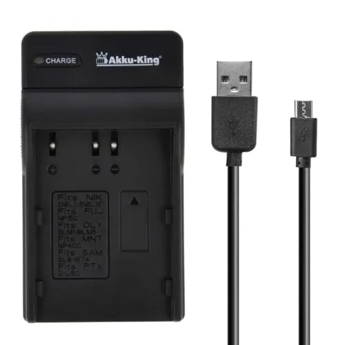 USB-Akku-Ladegerät kompatibel mit Nikon EN-EL3, EN-EL3a