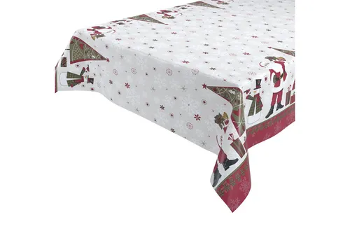 Beautex Tischdecke Wachstuchtischdecke abwischbar Tischdecke RUND ECKIG, Weihnachten (1-tlg)