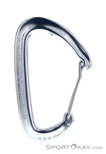Camp Orbit Wire Schnappkarabiner-Grau-One Size in silber von C.A.M.P.