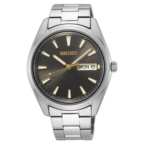 Seiko Quarzuhr SUR343P1 - Elegante Herrenuhr/Damenuhr mit Saphirglas - Herrenuhren, stilvolle Armbanduhr mit robustem Saphirglas und edlem Edelstahlarmband, wasserdicht bis 10 bar und Datumsanzeige für jeden Anlass.