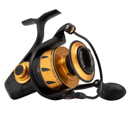 PENN Spinfisher VI Spinnrollen, Black Gold, 5500 von Penn