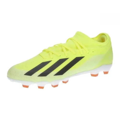Adidas X CRAZYFAST LEAGUE MG - grün - Fußballschuhe für hohe Geschwindigkeiten, ausgestattet mit SPEEDFRAME-Außensohle für optimale Traktion. Hergestellt aus mindestens 20 % recycelten Materialien, um Plastikmüll zu reduzieren.