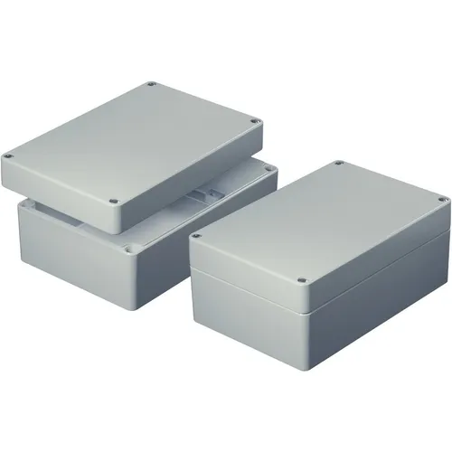 Axxatronic AS082 Universal-Gehäuse 120 x 80 x 60 mm - Computergehäuse mit IP66 Schutzart, ideal für anspruchsvolle Anwendungen im Innen- und Außenbereich. Lieferumfang: Gehäuseober- und -unterteil.