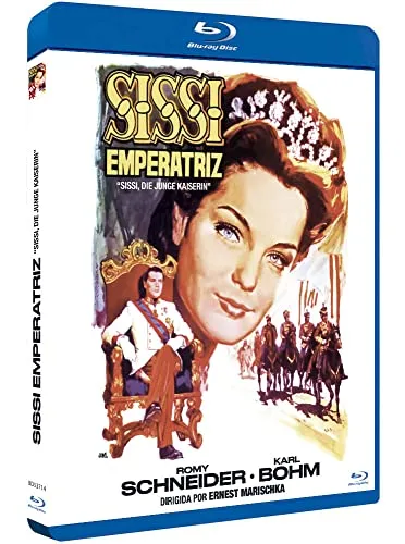 Sissi - Die Junge Kaiserin 1956 Blu-Ray Spanisch Import, Deutsche Originalton, Romy Schneider, Ernst Marischka