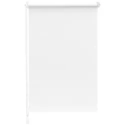 Rollo Verdunkelungsrollo ohne Bohren Seitenzugrollo verdunkelnd Rollo, Sekey, verspannt, Klemmfix, Seitenzugrollo,Sonnenschutz und Sichtschutz,einfache Montage,Klemmfix weiß 90 cm x 130 cm