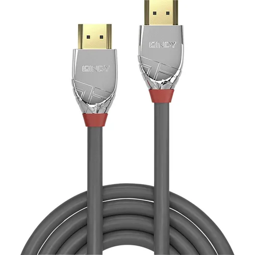 LINDY HDMI Anschlusskabel HDMI-A Stecker, HDMI-A Stecker 2.00 m Grau 37872 4K...
