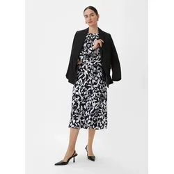 comma Maxikleid mit Allover Print