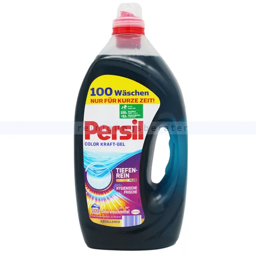 Persil Color Gel 100 WL 5 L - Professionelles Flüssigwaschmittel, maximale Waschkraft für leuchtende Farben und hygienische Frische