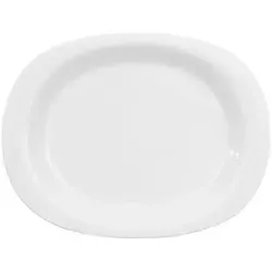 Villeroy & Boch Servierplatte New Cottage Basic - Servierplatte 34cm aus Premium Porzellan, spülmaschinen- und mikrowellensicher. Perfekt für stilvolle Präsentationen bei Brunch und Dinner.