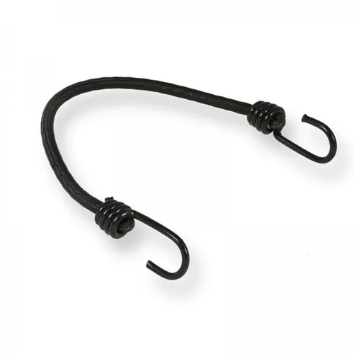 10x Planenspanner mit 2 Spiralhaken Ø6mm 60cm schwarz Expanderseil Spanngummi