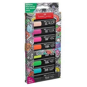 Faber-Castell 254692 Graffiti Neon Textmarker Set 8 Stück von Faber-Castell