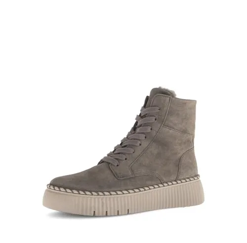 Gabor Damen Chelsea Boots - Warmfutter und Best Fitting - Wanderschuhe mit Lammfell-Innenfutter für perfekten Komfort, ideal für Übergangszeiten und stilvolle Outdoor-Aktivitäten.
