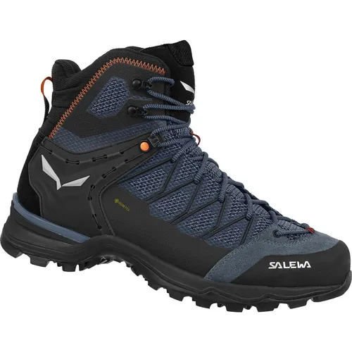 Salewa Herren MTN Trainer Lite Mid GTX Schuhe - Größe 40, Blau - Wasserdichter und leichter Mid-Cut Wanderschuh, ideal für technisches Terrain und anspruchsvolle Wanderungen.