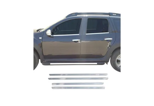 Chrom Fensterleisten Blenden für Dacia Duster 2010-2018 - Edelstahl Zierleisten für seitliche Fenster, verleihen Ihrem Dacia Duster einen eleganten Look und schützen gleichzeitig die Fensterrahmen.