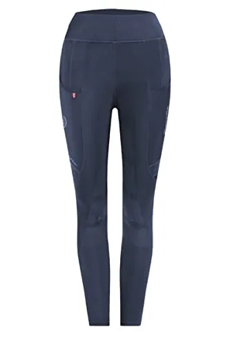 Cavallo Lin Grip Rl Womens Riding Tights 36 Darkblue in blau von Cavallo