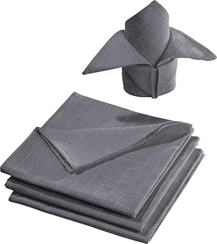 Stoffservietten Grau von Erwin Müller