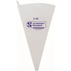 SCHNEIDER Spritzbeutel, Standard, weiß 350173 , Gr. 3, 400 mm lang