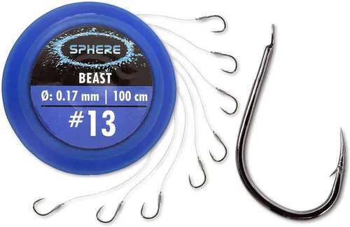 Browning Black Nickel #13 Sphere Beast 2,6kg,5,7lbs Ø0,16mm 100cm 8Stück 796013-
