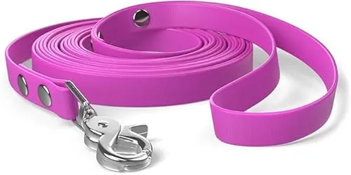 5m Schleppleine, Hundeleine, Handschlaufe, Magenta, sehr stabil, schmutz- und wasserabweisend