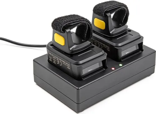 Delock tragbarer Barcode-Scanner mit Ladestation - Barcodescanner mit 100 Scans/Sek., RF (2.4 GHz), Bluetooth 4.1 und USB - ideal für effiziente Arbeitsabläufe in Lager und Einzelhandel.