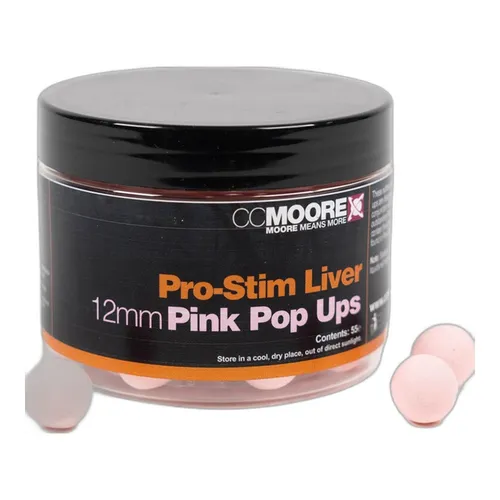  CC Moore Pro-Stim Liver Pink Pop Ups 12mm - 30g Boilies 316,33€/1kg