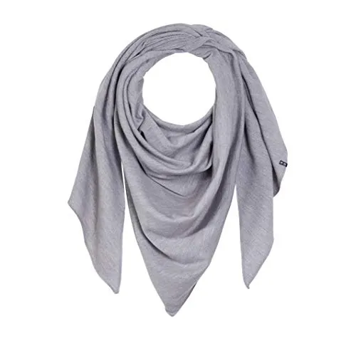 Enter the Complex® Damen Schal aus Merino Wolle, 240 x 100 cm, Hell Grau - Luxuriöser Damen Schal aus 100% Merino Wolle, perfekt für jeden Anlass. Vielseitig tragbar als Schal, Tuch oder Cape. Mit STANDARD 100 by OEKO-TEX Zertifikat – für ein angenehmes Tragegefühl.