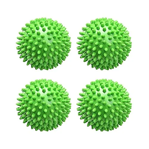 JI 4 Stücke Trockner Ball, Waschball für Waschmaschine, Kugeln für Flauschigere Wäsche, Trocknerbälle, Trocknerbälle für Wäschetrockner, Wiederverwendbare Dryer Balls, Trockner bälle