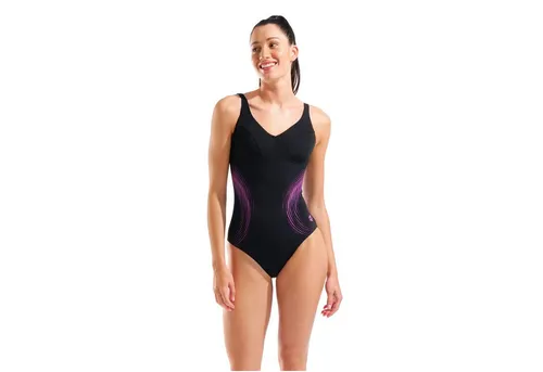 Arena Badeanzug Shimmering U Back Swimsuit mit Sharping Effekt