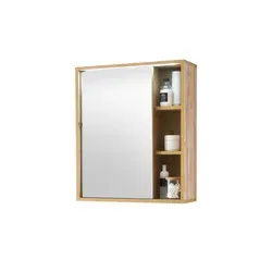 Spiegelschrank Gremminer See - Spiegelschrank in Holzfarben, Maße: 60x70x20 cm, hochwertiges Material für langlebige Nutzung, ideal für Ihr Badezimmer.