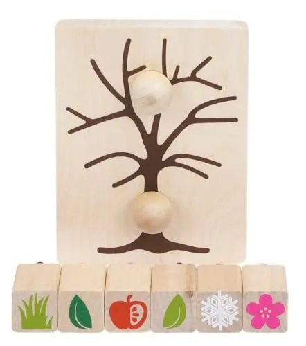 Stempelset Jahreszeitenbaum, 7 Teile von ISOTOOLS